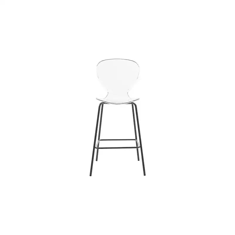 Meridian Furniture,Clarion Matte Black Stool, Set of 2