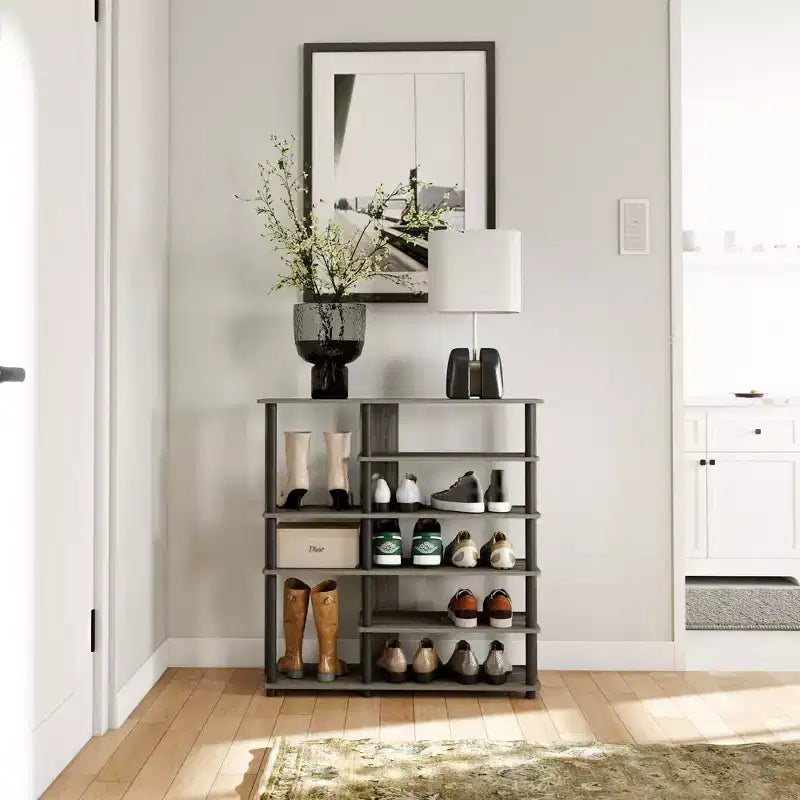 HOMLUX 6 Tier Shoe Rack Freestanding Shoe Organizer, Holds 13 Pairs