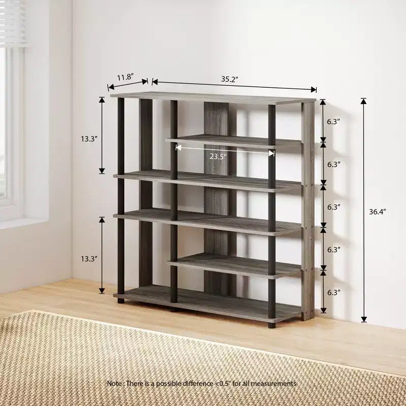 HOMLUX 6 Tier Shoe Rack Freestanding Shoe Organizer, Holds 13 Pairs