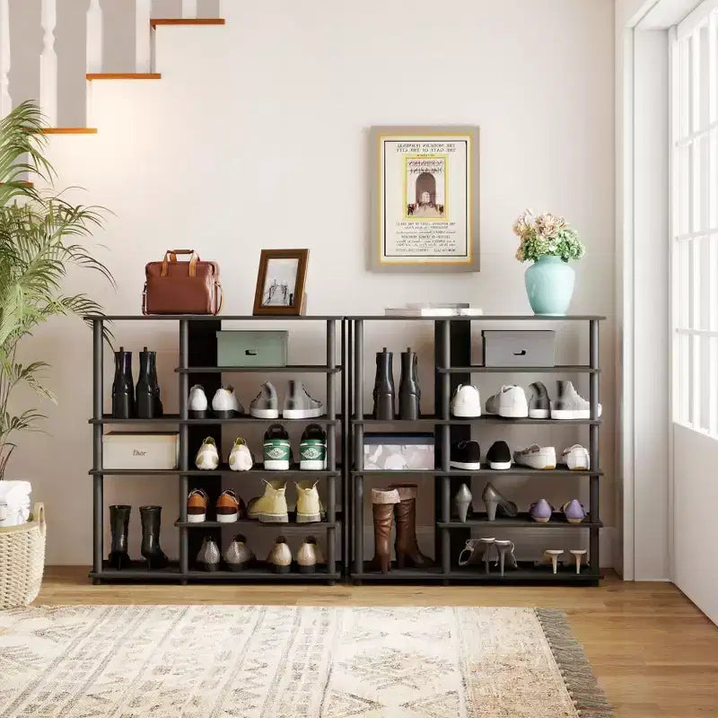 HOMLUX 6 Tier Shoe Rack Freestanding Shoe Organizer, Holds 13 Pairs