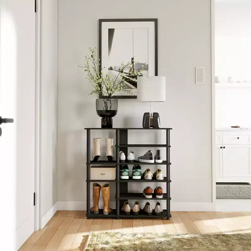 HOMLUX 6 Tier Shoe Rack Freestanding Shoe Organizer, Holds 13 Pairs