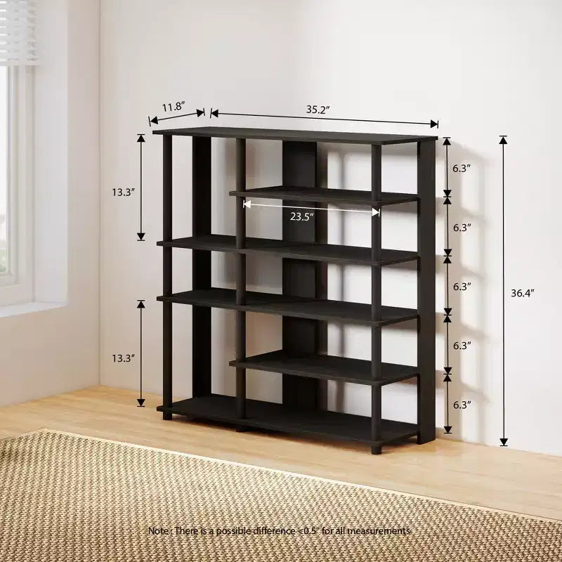 HOMLUX 6 Tier Shoe Rack Freestanding Shoe Organizer, Holds 13 Pairs