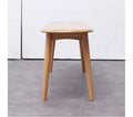 Solid Wood Natural Oak Dining Table, Oak Color