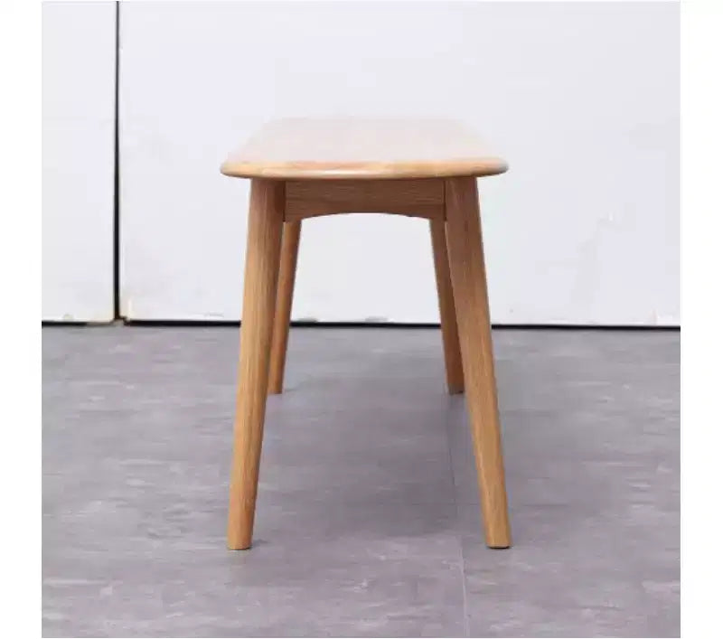 Solid Wood Natural Oak Dining Table, Oak Color