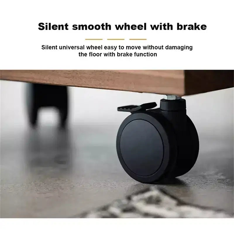 360 Rotatable Sofa Tray Table for Couch Arm - C-Shaped End Table with Phone & Tablet Slots, TV Tray Table, Side Table Tray for Living Room & Bedroom