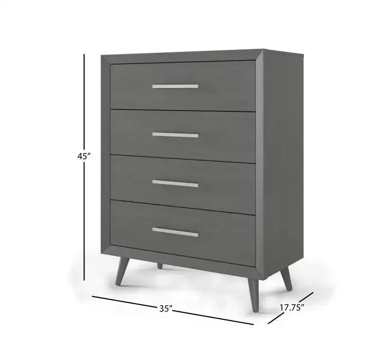 Child Craft Cranbrook Crib, Dresser and Chest Nursery Set, 3-Piece, Includes 4-in-1 Convertible Crib, Dresser and Chest