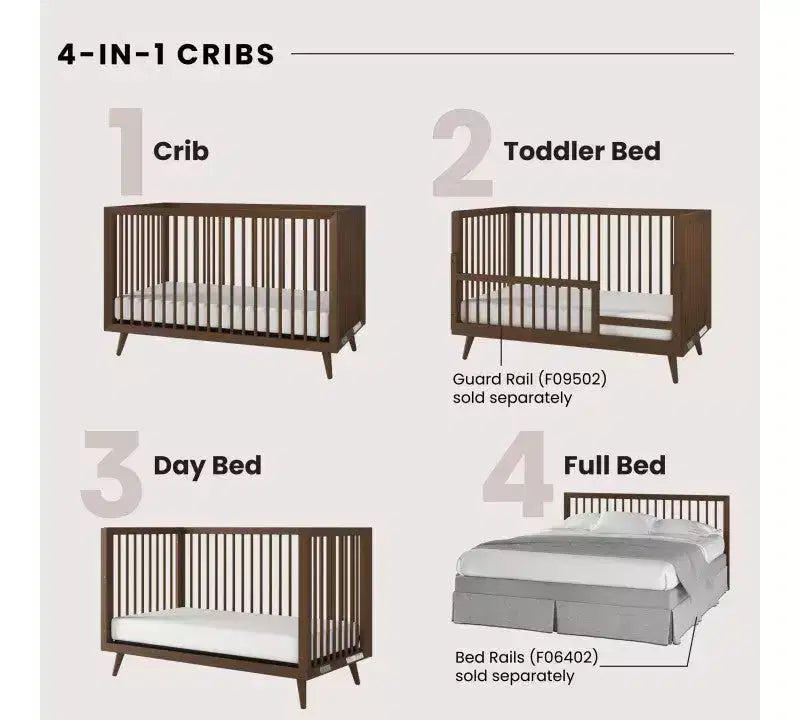 Child Craft Cranbrook Crib, Dresser and Chest Nursery Set, 3-Piece, Includes 4-in-1 Convertible Crib, Dresser and Chest