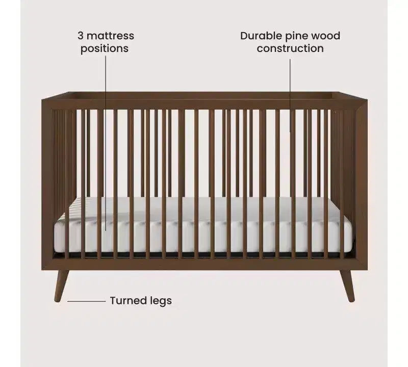 Child Craft Cranbrook Crib, Dresser and Chest Nursery Set, 3-Piece, Includes 4-in-1 Convertible Crib, Dresser and Chest