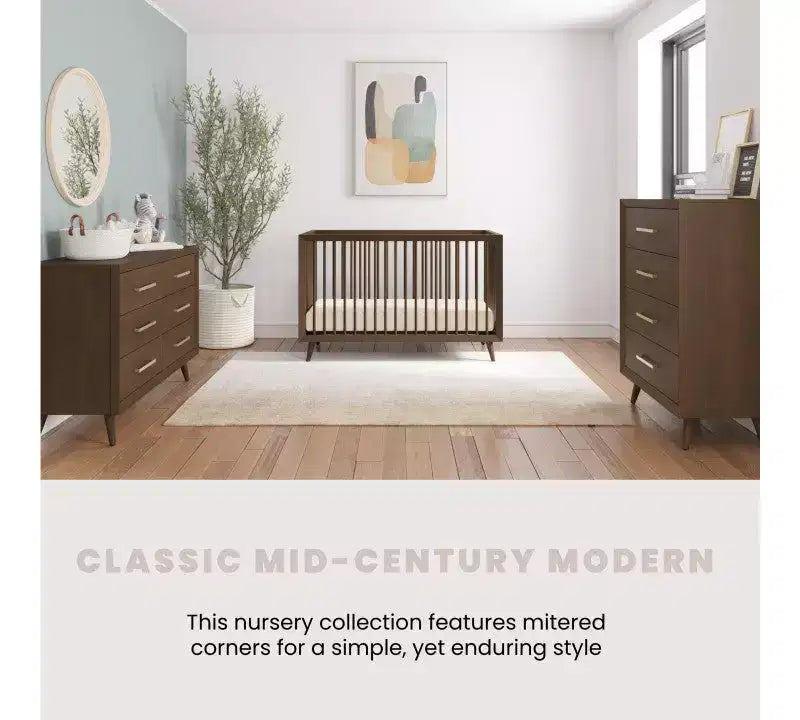Child Craft Cranbrook Crib, Dresser and Chest Nursery Set, 3-Piece, Includes 4-in-1 Convertible Crib, Dresser and Chest