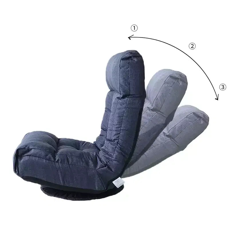 TUYOHW Swivel Accent Chair with Ottoman,Ergonomic Lounge Chair with Multi-Position Backrest and Headrest,Single Sofa for Living Room,Bedroom