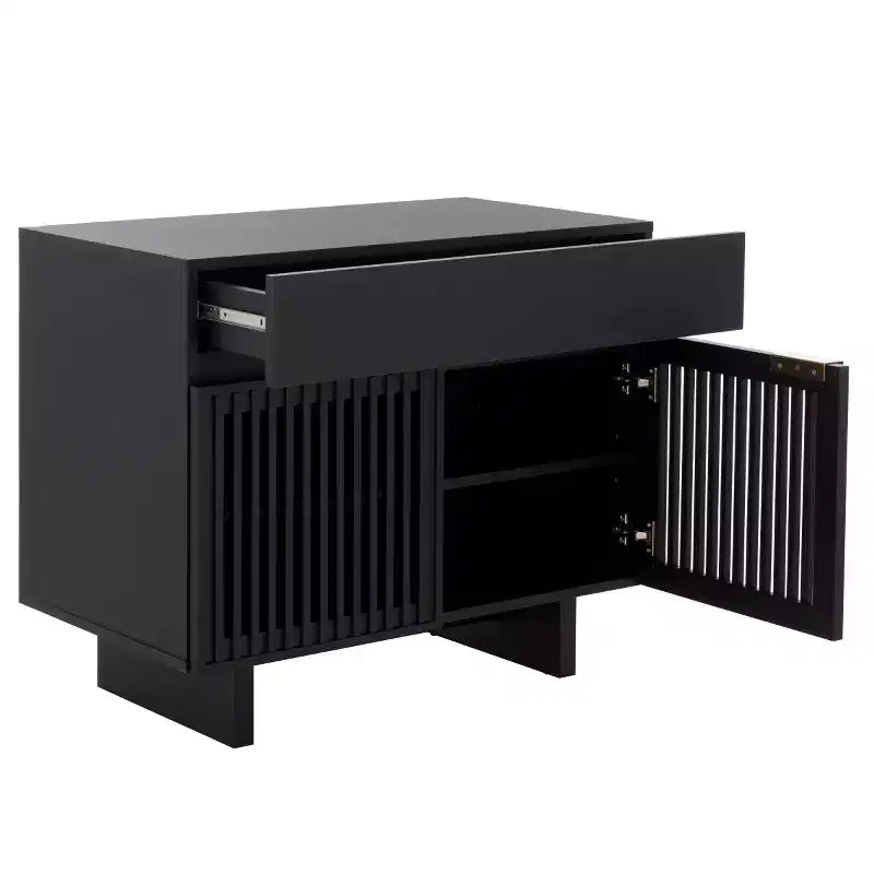 Quaid 1 Drawer 2 Door Nightstand - NST3104 - Safavieh