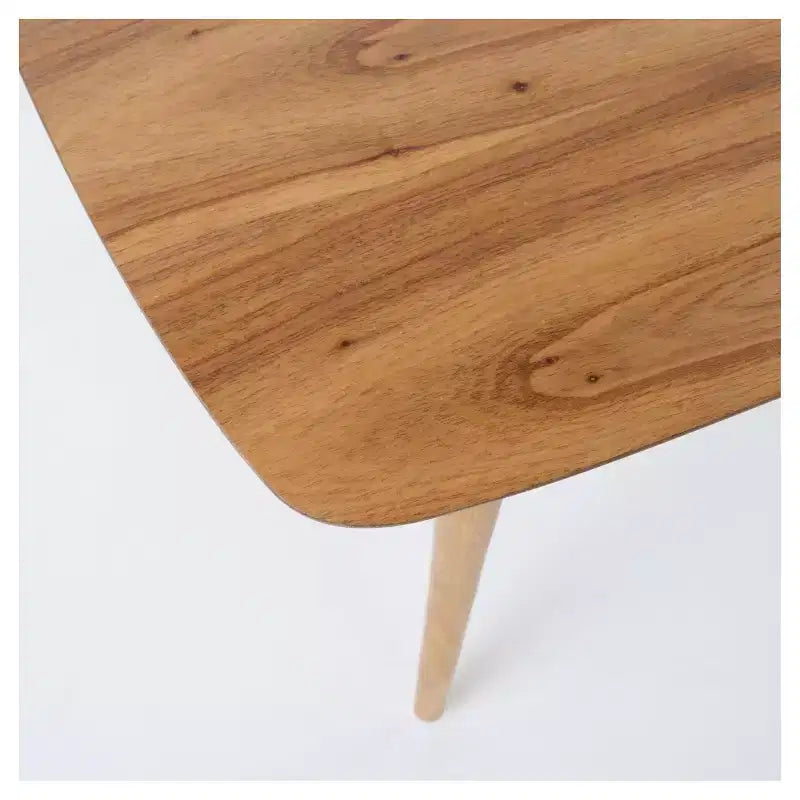 Cilla Coffee Table - Natural - Christopher Knight Home: Mid Century Modern, Mindi Veneer, Rectangle