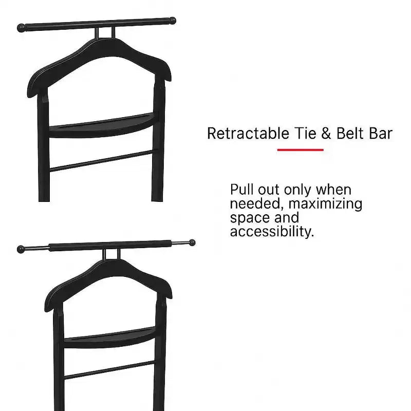 Knight Valet with Extended Bar and Key Rack - Proman Products