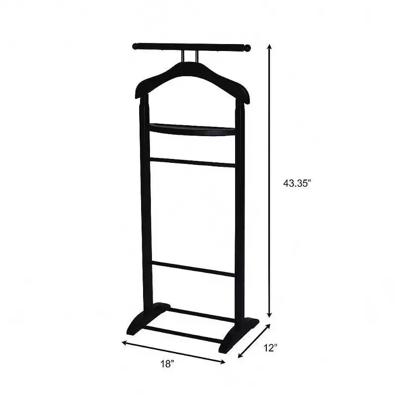 Knight Valet with Extended Bar and Key Rack - Proman Products