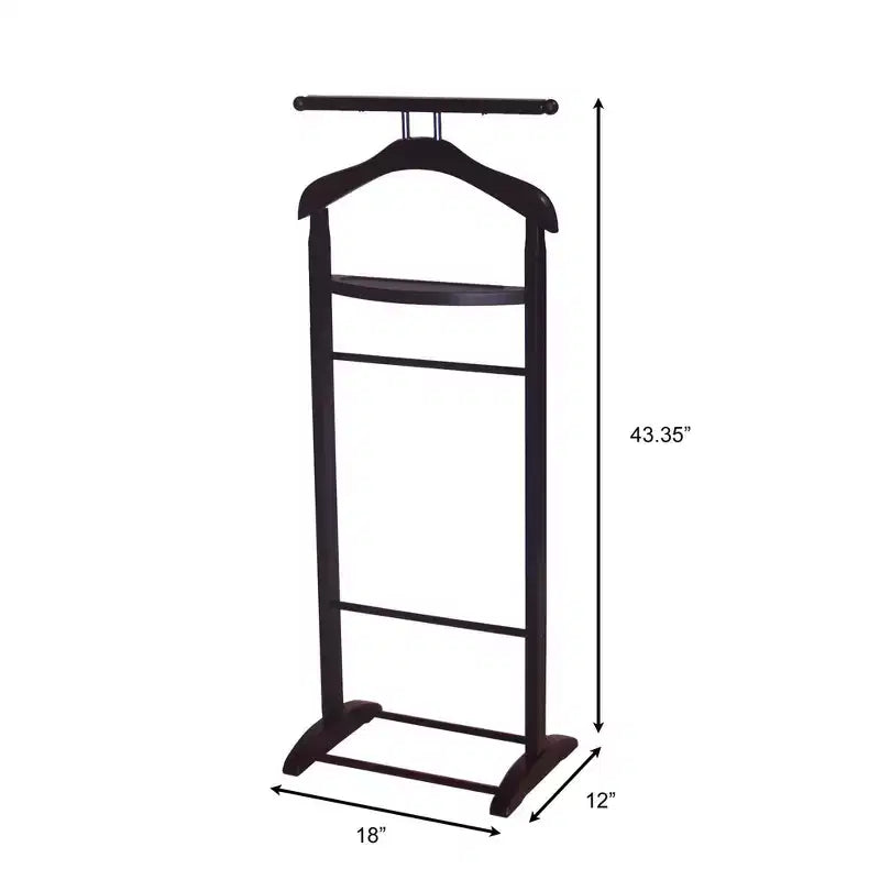 Knight Valet with Extended Bar and Key Rack - Proman Products