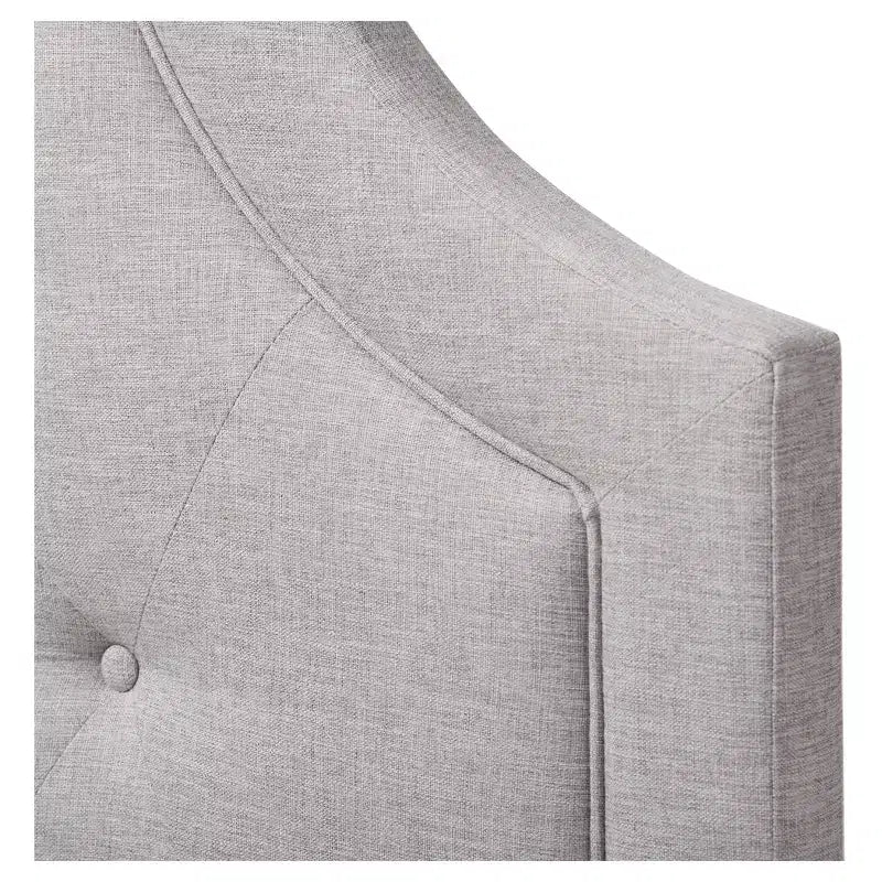 Mars Modern And Contemporary Fabric Headboard Gray - Baxton Studio