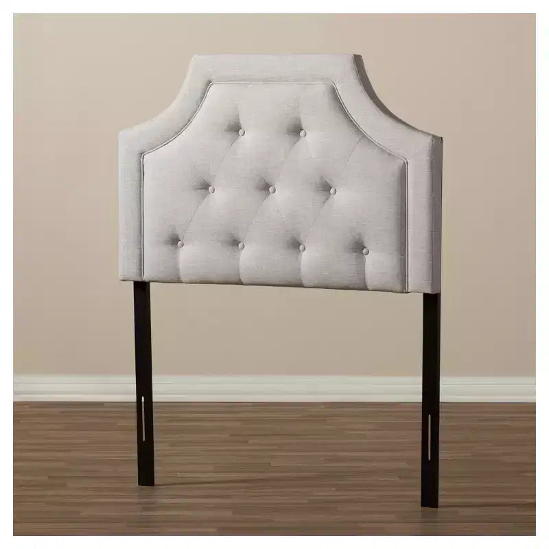 Mars Modern And Contemporary Fabric Headboard Gray - Baxton Studio