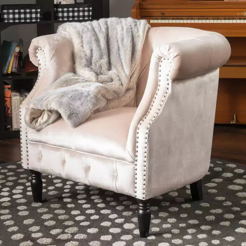 Akira New Velvet Club Chair - Christopher Knight Home